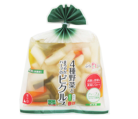 ぷら酢ベジ ４種野菜ハーブピクルス 140g