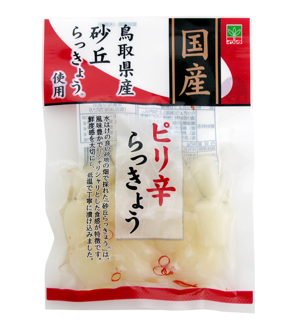 国産 鳥取砂丘ピリ辛らっきょう 80g 岩下食品