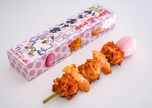 岩下の新生姜×松廼家「岩下の新生姜からあげ串」