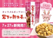 画像：『キャラメルポップコーン 岩下の新生姜味』7月27日新発売