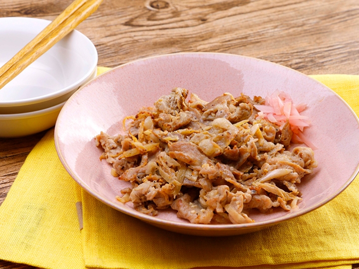 画像：『岩下の新生姜入り 豚肉味付焼肉』調理例