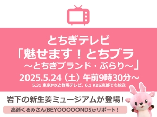画像：とちぎテレビ『魅せます！とちブラ～とちぎブランド・ぶらり～』