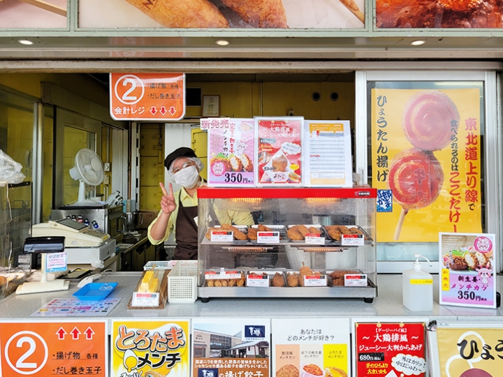 画像：屋外テイクアウトコーナー
