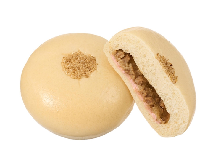 画像：「豚まんパン（岩下の新生姜入り）」断面イメージ