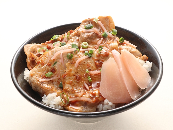 画像：岩下の新生姜焼き豚丼